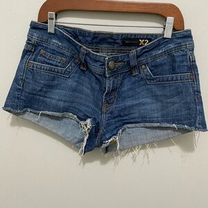 X2 Women's Distressed Blue quality Jean Shorts